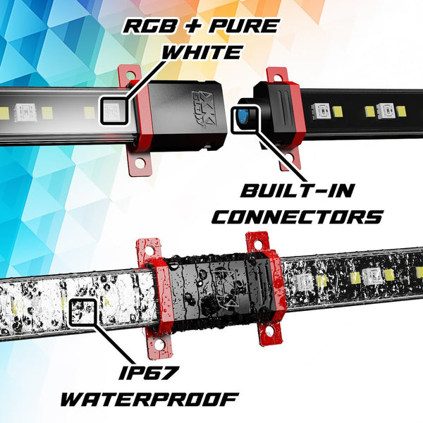 XKmax LED Underbody Light Kit (MPN: MX-CAR-PRO)