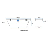UWS Crossover Deep Angled Tool Box (MPN: TBSD-69-A)