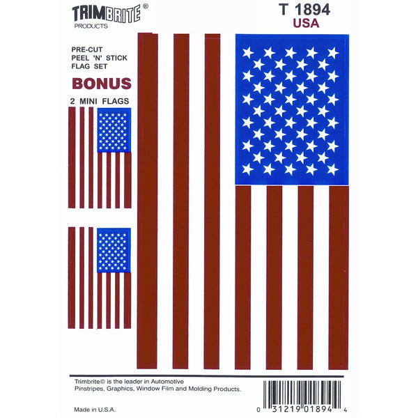 Trimbrite American Flag Decal (MPN: T1894)