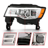 AnzoUSA Headlight Assembly With Projector Beam (MPN: 111419)