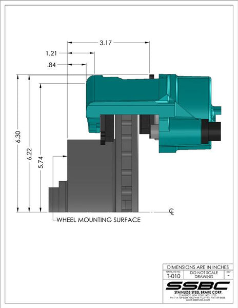 SSBC Brake Conversion Kit (MPN: A123-23)