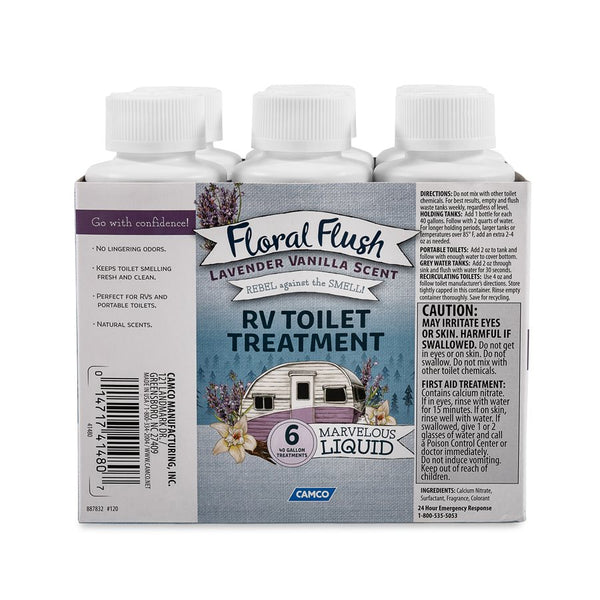 Waste holding tank treatment with floral flush (MPN: 41480)