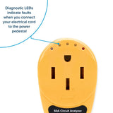 Camco 50-Amp Circuit Analyzer with Integrated Surge Protection (MPN: 55309)