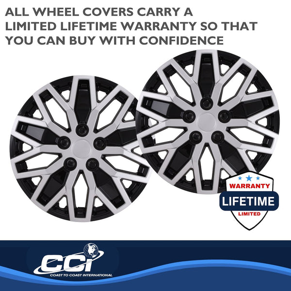 Coast To Coast 16 Inch Wheel Cover Set (MPN: 105116SB)