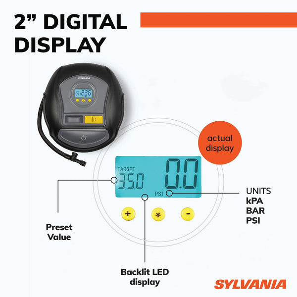 Sylvania Portable Tire Inflator (MPN: RTC600.BX)
