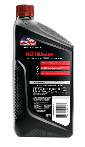 Valvoline MaxLife Synthetic Blend Engine Oil (MPN: 891668)