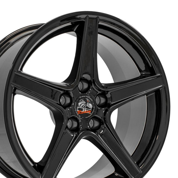 OE Wheels 18 Inch Gloss Black Wheel (MPN: FR06B-18090-5450-24B)