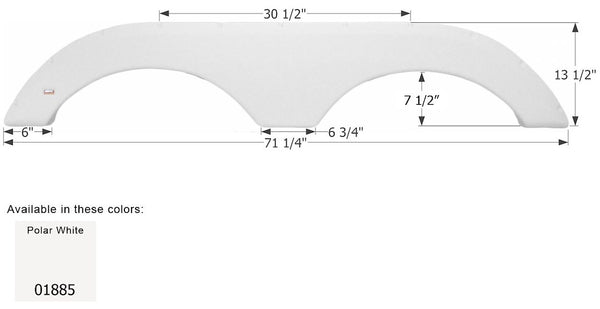 Icon Fender Skirt for Gulfstream Conquest (MPN: 01885)