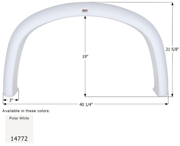 Icon Fender Skirt for RVs (MPN: 14772)