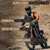 Rugged Radios Motorcycle Communication Kit (MPN: MH-KIT-GMR2)