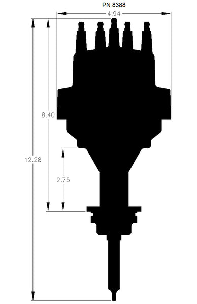 MSD Ready-To-Run Pro-Billet Distributor (MPN: 8388)