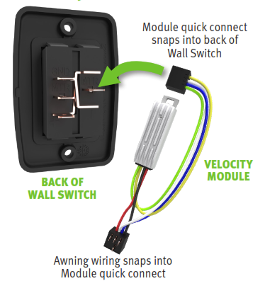 Velarium Awning Switch (MPN: VA0801)