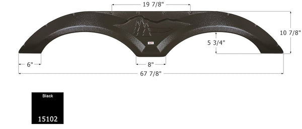Icon Fender Skirt for Tandem Axle (MPN: 15102)