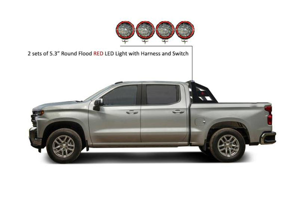 Black Horse Offroad Truck Bed Bar (MPN: RB-AR1B-PLFR)