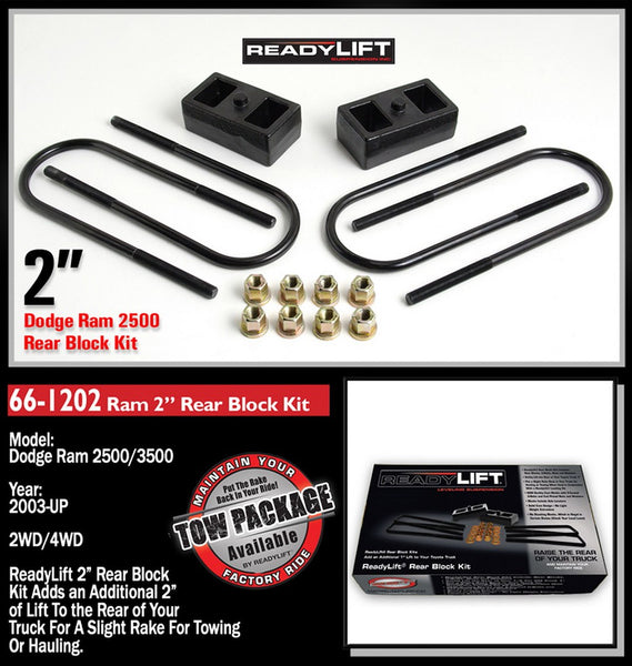 ReadyLift Leaf Spring Block Kit (MPN: 66-1202)