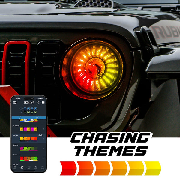 XKmax 7 Inch RGBW LED Headlight Kit (MPN: MX-7IN-JP-KIT)