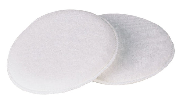 Wax applicator pad 5 inch round terry cotton set of 2 (MPN: 40118)