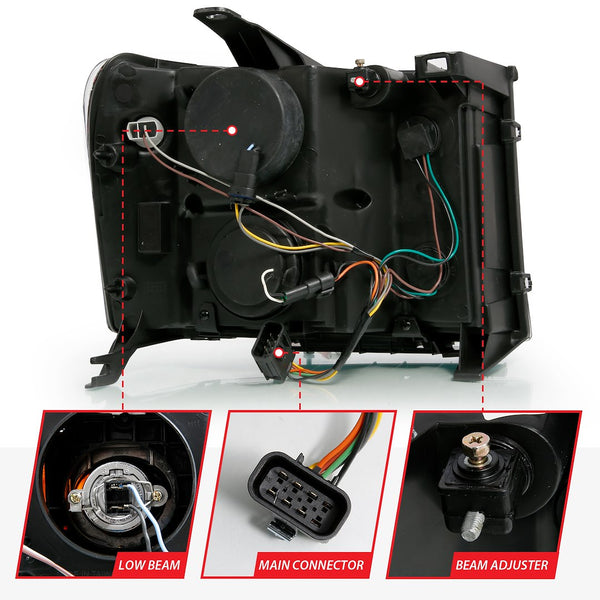 AnzoUSA Headlight Assembly (MPN: 111482)