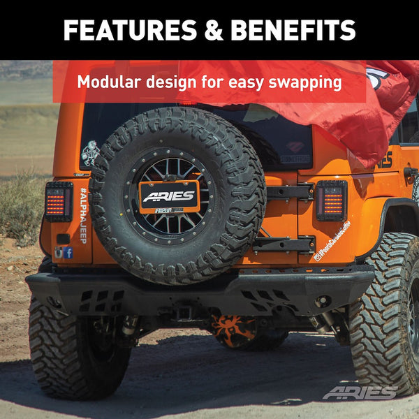Aries TrailChaser Bumper End (MPN: 2081220)