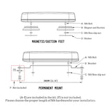 BUILTBRIGHT Warning Light (MPN: BB6001B)