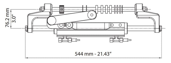 Ultraflex Hydraulic Steering System Cylinder (MPN: UC128TS-2)