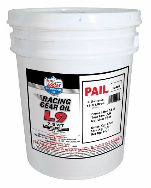 Lucas Oil Racing Gear Oil (MPN: 10458)