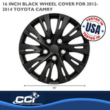 Coast To Coast 16 Inch Wheel Cover Set (MPN: IWC103716BLK)