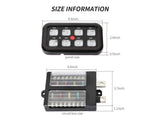 Cali Raised LED Switch Panel (MPN: CR2401)