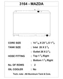 CSF Aluminum Radiator (MPN: 3164)