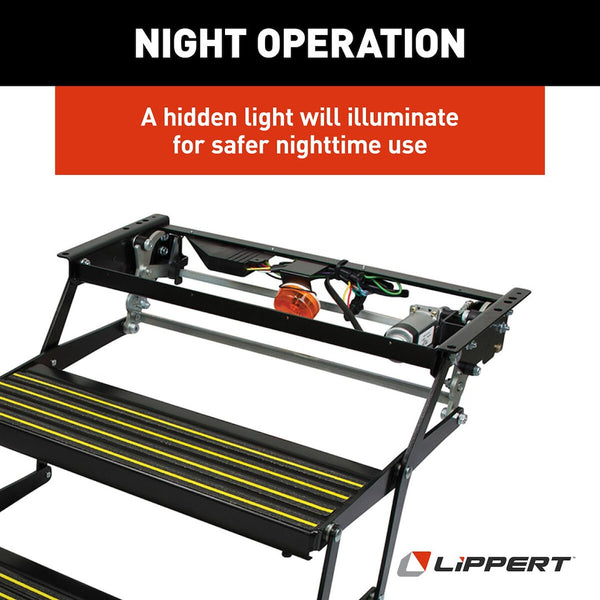 Lippert Components Revolution Double Electric Step (MPN: 3725791)