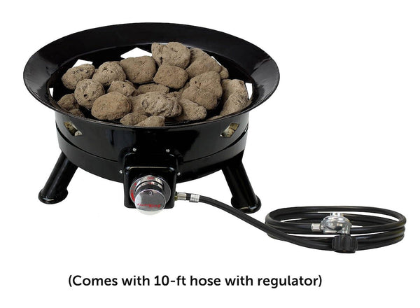 Flame King Portable Propane Fire Pit (MPN: FKG6502D)