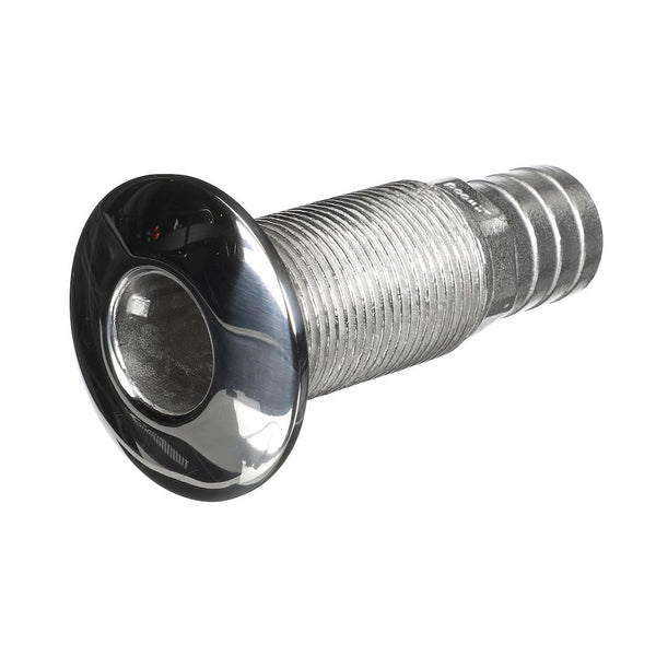 Boat scupper with barbed thru-hull connector (MPN: 66548-3)