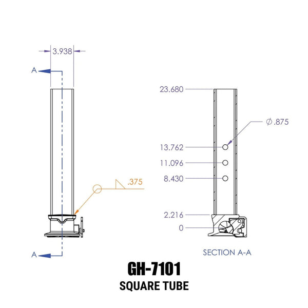Viking Gooseneck Trailer Coupler (MPN: GH-7101)