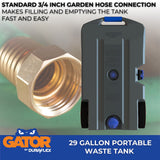 Gator Portable Waste Holding Tank (MPN: 21903G)