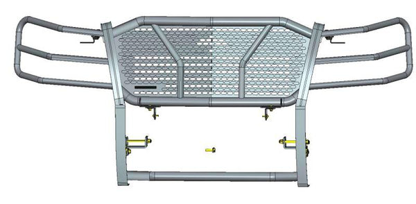 Black Horse Off Road Grille Guard (MPN: RU-CHTA07-B)