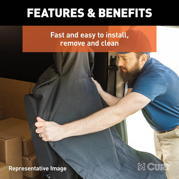 CURT Seat Defender Universal Bucket Seat Cover (MPN: 18500)