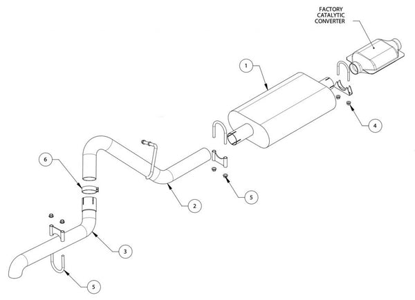 Banks Power Monster Axle Back Exhaust System (MPN: 51360)