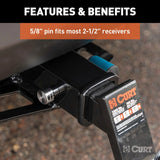 CURT Trailer Hitch Pin with Lock (MPN: 23504)