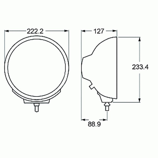 Hella Rallye 4000 Driving Fog Light (MPN: 007560931)