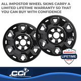 Coast To Coast Impostor Wheel Skin (MPN: IWCIMP101BLK)