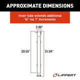 Lippert Components Trailer Landing Gear Leg (MPN: 179014)