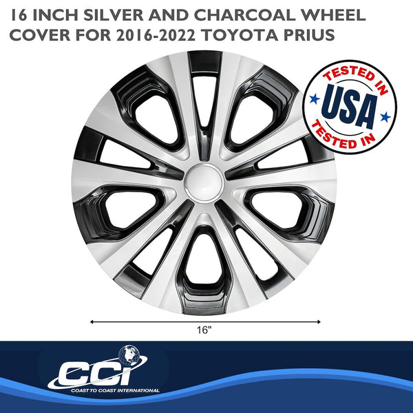 15 Inch Wheel Cover Set with 5 Split Spoke Design (MPN: IWC52615SC)
