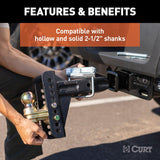 Trailer hitch receiver tube anti rattle bracket (MPN: 22320)