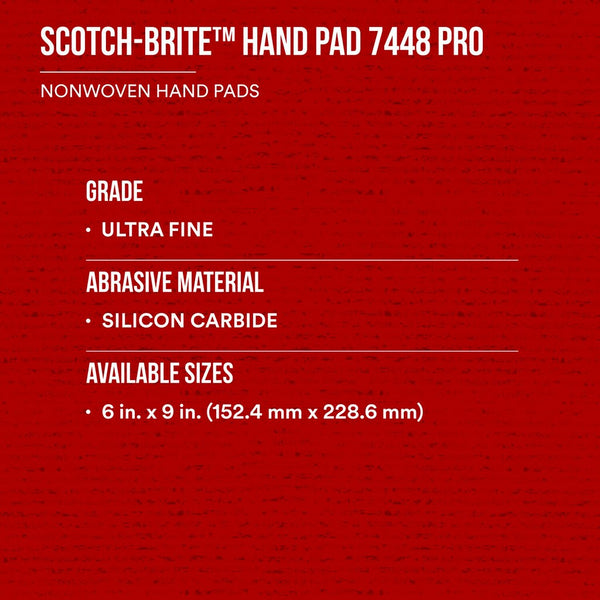 3M Scotch-Brite Ultra Fine Sanding Pad (MPN: 64935)
