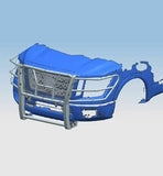 Black Horse Off Road Grille Guard (MPN: RU-NIXD16-B)