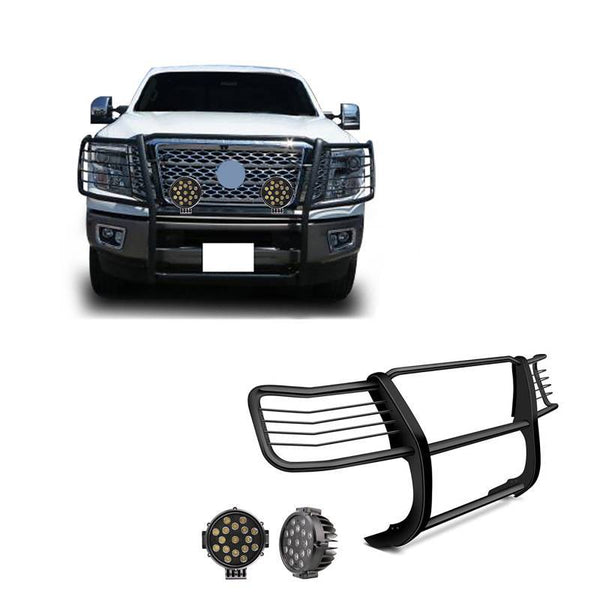 Black Horse Grille Guard Kit (MPN: 17NR28MA-PLB)