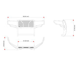 Black Horse Off Road Grille Guard (MPN: RU-TOTU07-B)