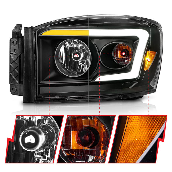 AnzoUSA Crystal Headlight Assembly (MPN: 111526)