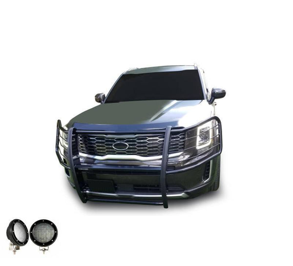 Black Horse Grille Guard Kit (MPN: 17KI01MA-PLFB)