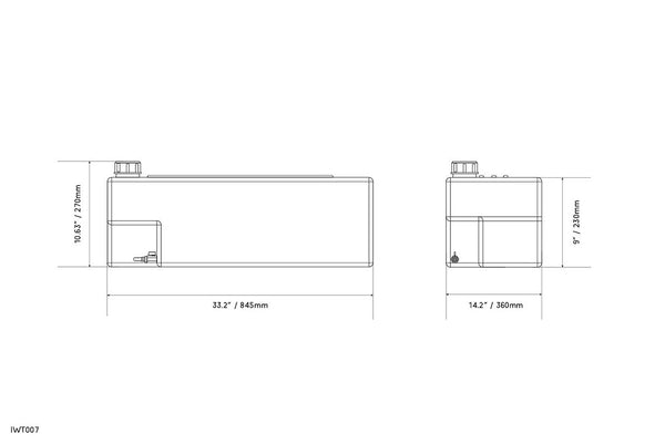 Ironman 4x4 Fresh Water Tank (MPN: IWT007)